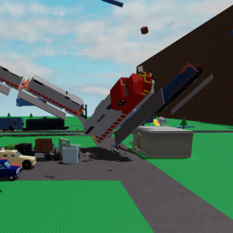 That Train Crash Car Game