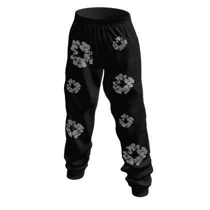 Fashion Denim Tears Pants (Black)