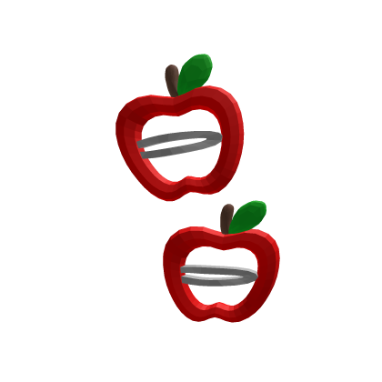 cute igari apple hairclips ৎ