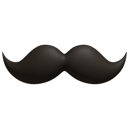 Brown Small Mustache Cute Nerdy Fancy Moustache