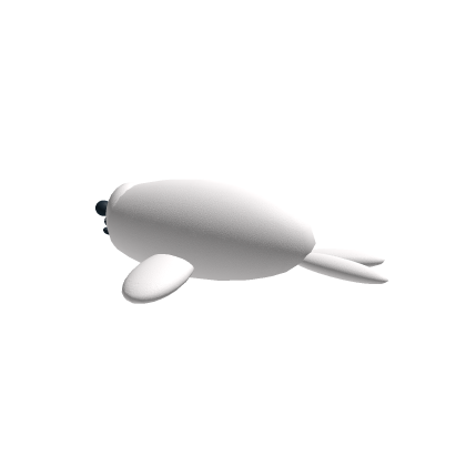 Harp seal pup free model