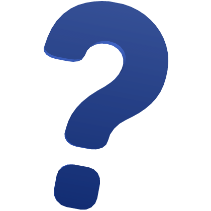 Blue Question Mark