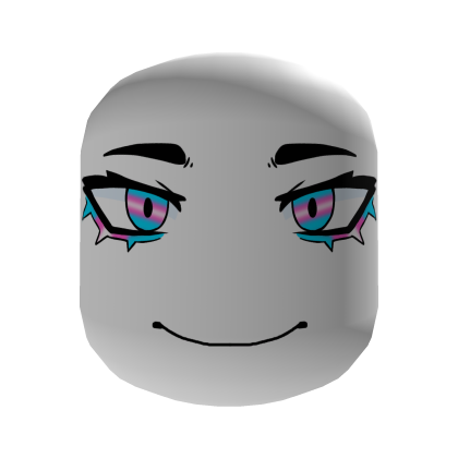 Pride eyes face [Transgender] Roblox item
