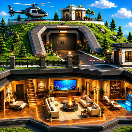 Luxury Bunker Tycoon icon