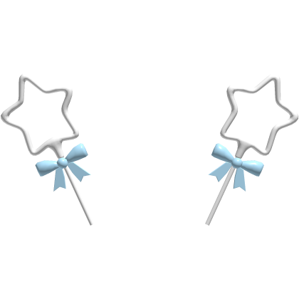White/Blue Diwali Sparkler Headband Bows (Addon)