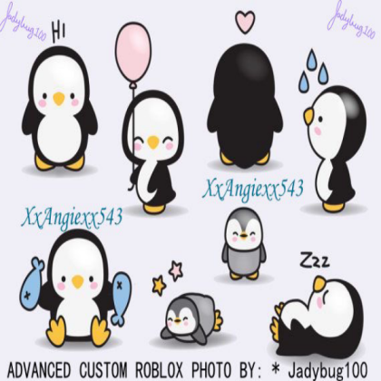 Kawaii Penguins For Angi Roblox decal