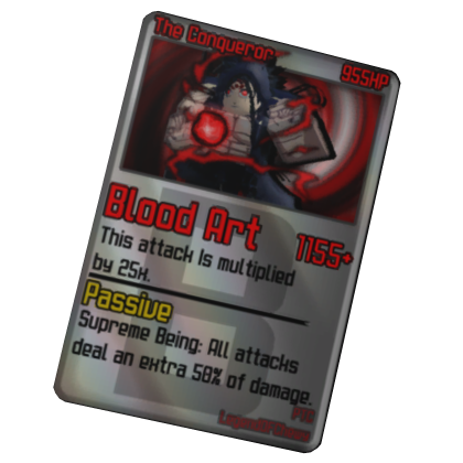 The Conqueror Trading Card “BLACK SERIES”