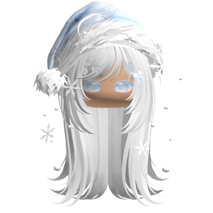 Emo Vamp Christmas Hair (White)