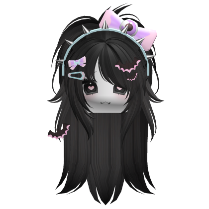 Y2K Igari Grunge Pastel Goth Pony (Black V1) Roblox item