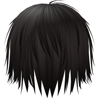 Dark Brown Scene Messy Emo Hair Roblox item