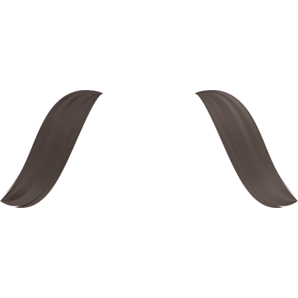 dusty brown anime hair ear tufts extension Roblox item