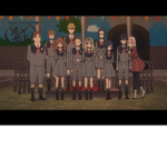 The anime people and the team cars