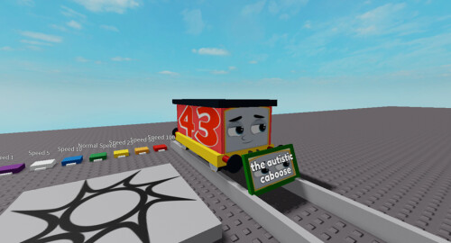 The Autistic Caboose GOES AS FAST THEN SANIC!!!!!!