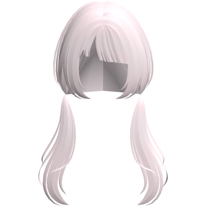 ♡ : messy anime pigtails with bangs in pink Roblox item