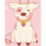 ~Strawberry cows<3