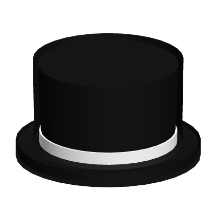 Black Cartoony Top Hat Roblox item