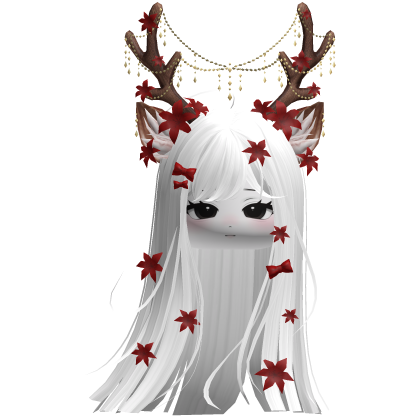 Ethereal Christmas Fairy Fawn Hair w/ Antlers