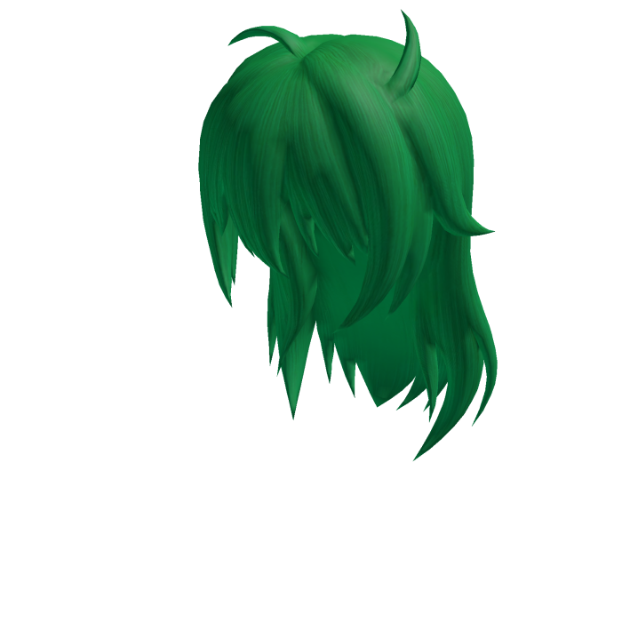 Anime Green Flow Hair Smooth 