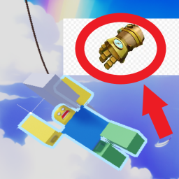 obby but you have a thanos glove