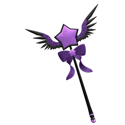 black magical girl star wand Roblox item