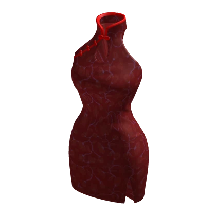 ✨Chinese Qipao Mini Skirt Chongsam Red Silk | Roblox Item