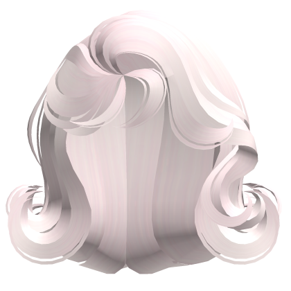 bouncy blowout bob hairstyle in light pink Roblox item