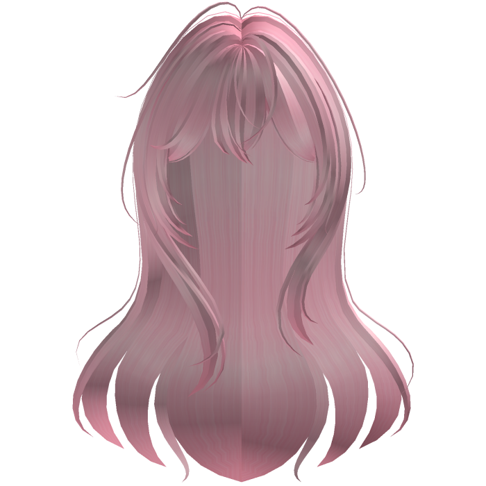 Pink Messy Anime Long Hair