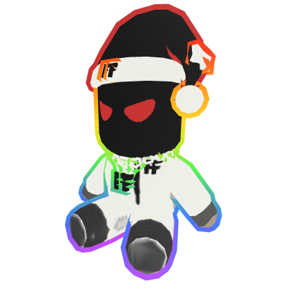 Foltyn plushie rainbow cartoony