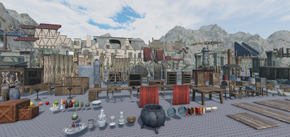  Medieval Roblox Furniture & Interior Assets Pack preview 3