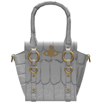 White Vivienne Westwood Baddie Purse Bag