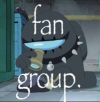 Black from the among us show fan group!
