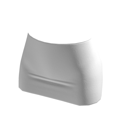 y2k ☆ white leather simple tight miniskirt thumbnail