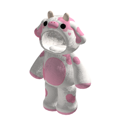 Baby Cow Onesie White/Pink