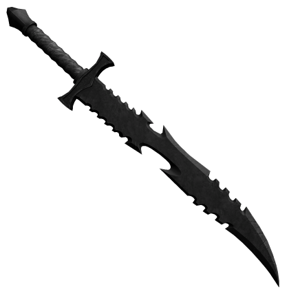 Black Medieval Knight Sword (Left)