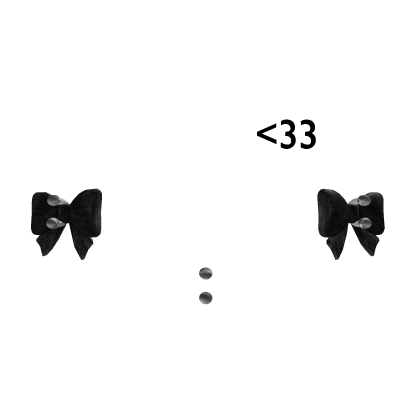 ♡ cute bows <33 piercing Roblox item