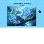Blue Dragons give away group
