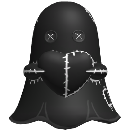 black halloween ghost
