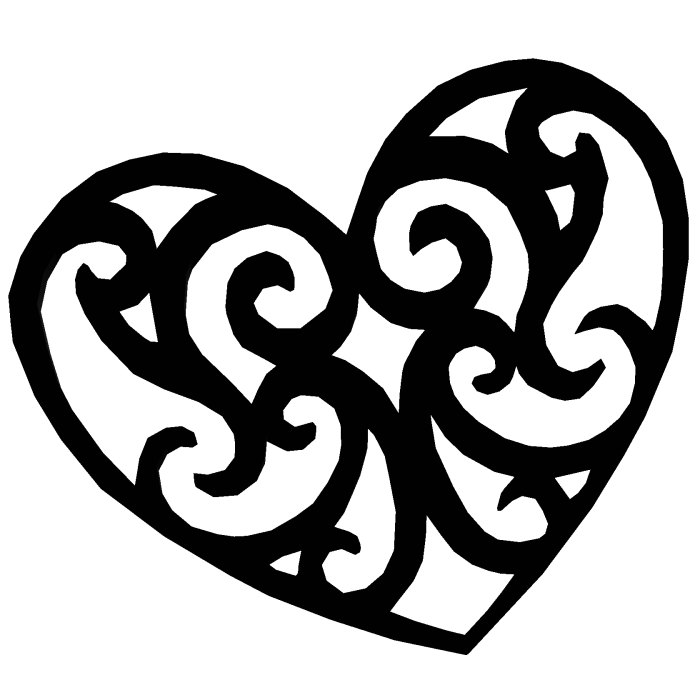 (ᴗ_ ᴗ。) black heart lover charm symbol in mouth
