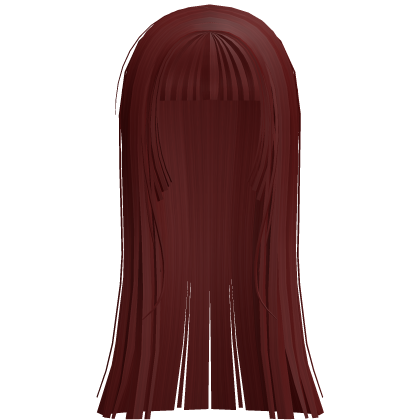 ♡: pretty doll straight long hime in red Roblox item