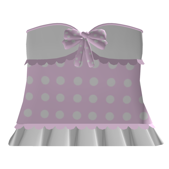 adorable polka dot pink ruffled bow dress