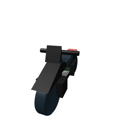 black motorcycle