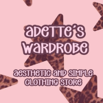 Adettes wardrobe!