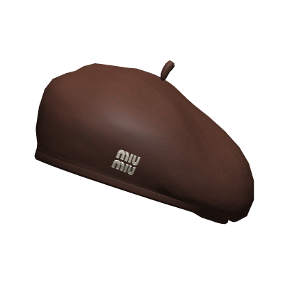 Miu Brown Vintage Chic Beret ☆