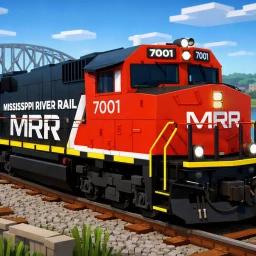Mississippi River Rail. icon