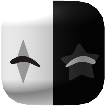 Diamond and Star Jester Face Mask
