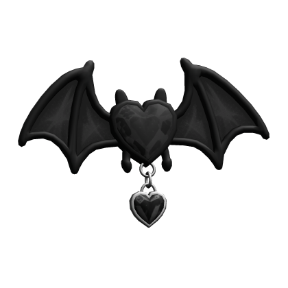 ♡ Black Bat Hair Clip