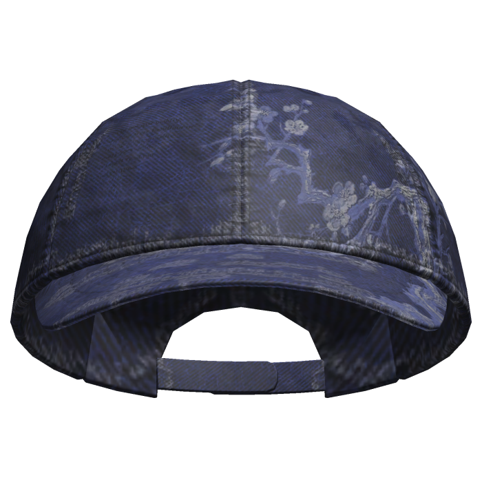 Sakura Blossom Skater Cap Navy