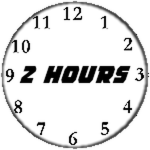 You stayed for 2 hours!