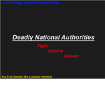 Deadly National Authorities
