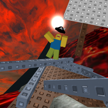 Build A Boat And Sail Down The Lava River! 